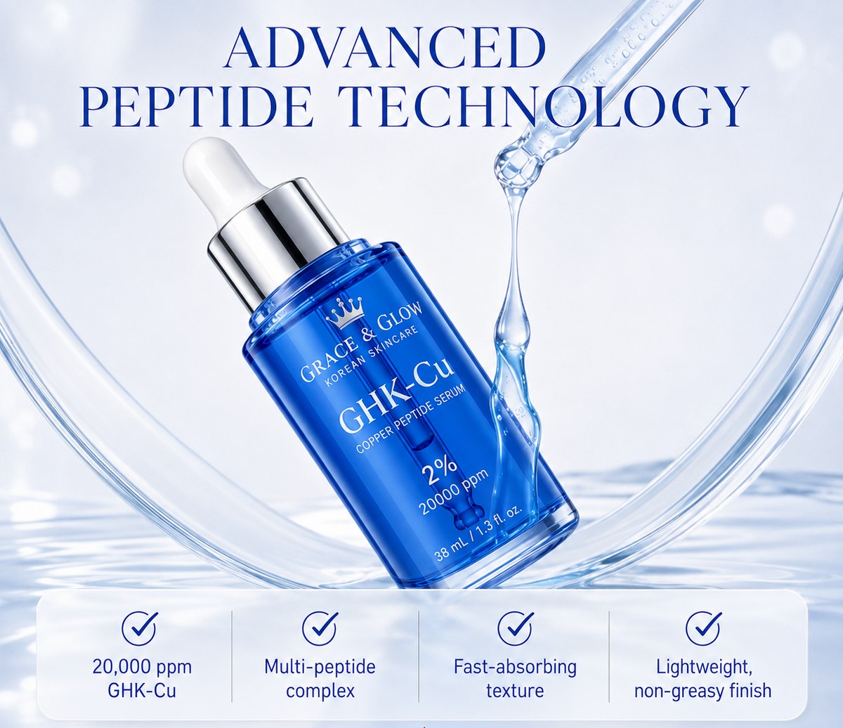 Grace & Glow™ GHK-Cu Copper Renewal Serum.